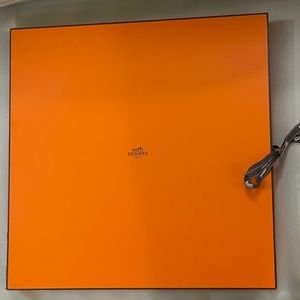 UNIQUE Hermes EMPTY Orange box for extraordinary scarves